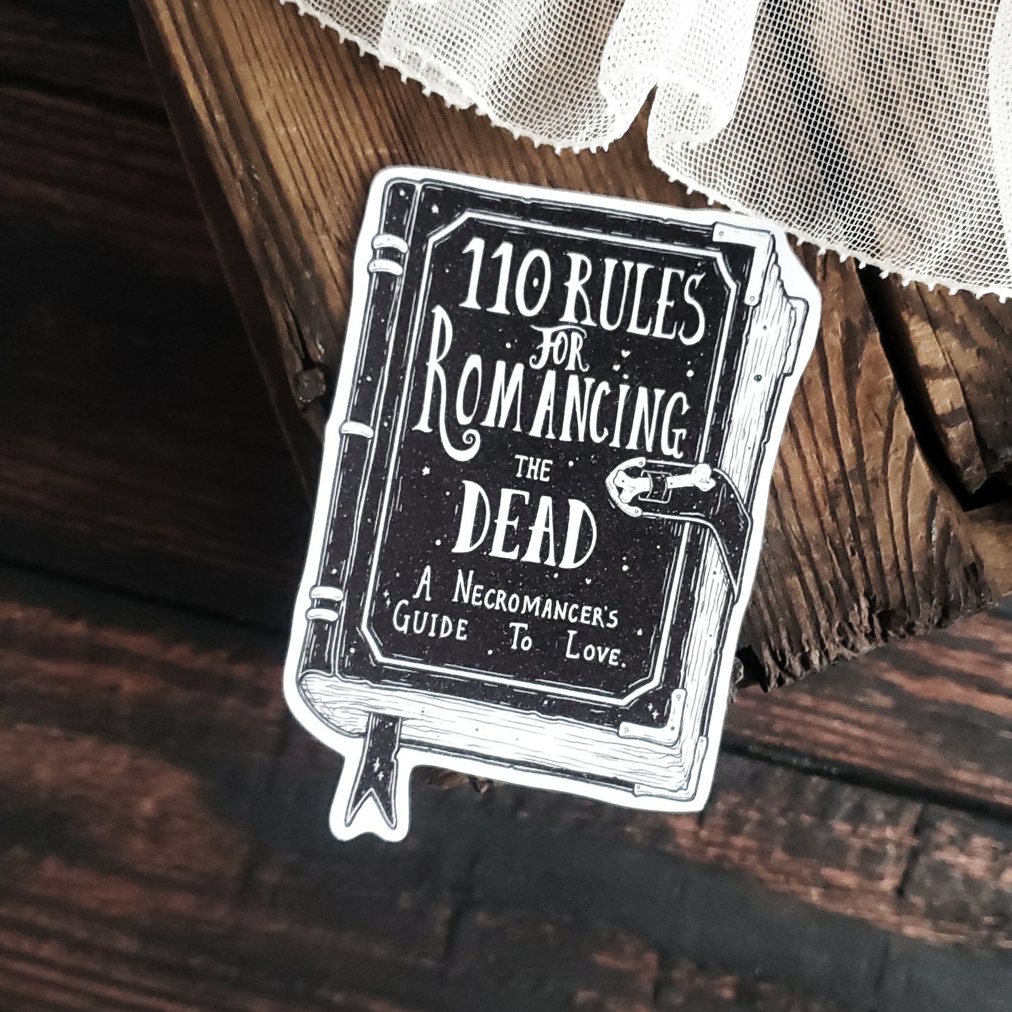Necromancer Book Magnet - Romancing the Dead