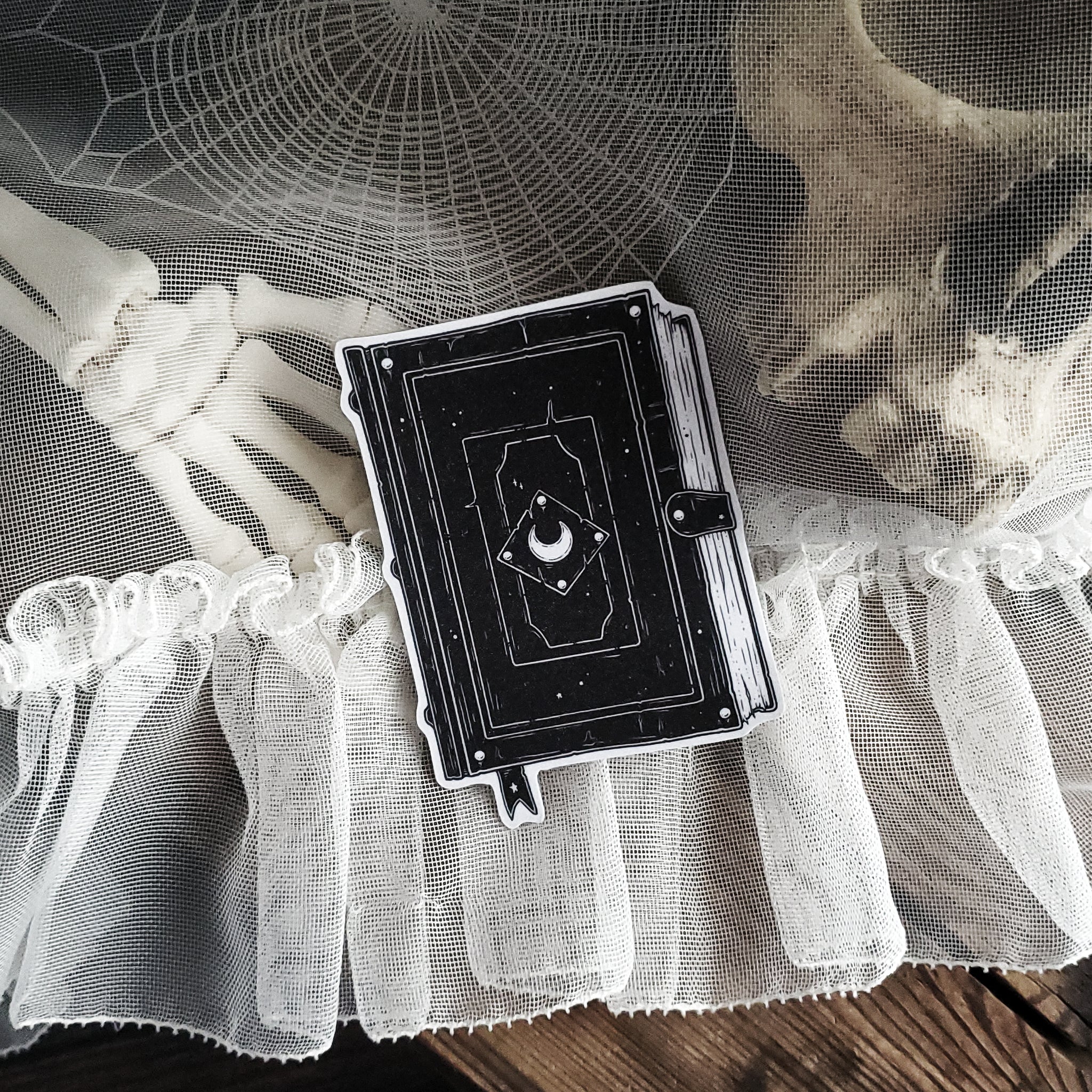 Moon Spell Book Magnet