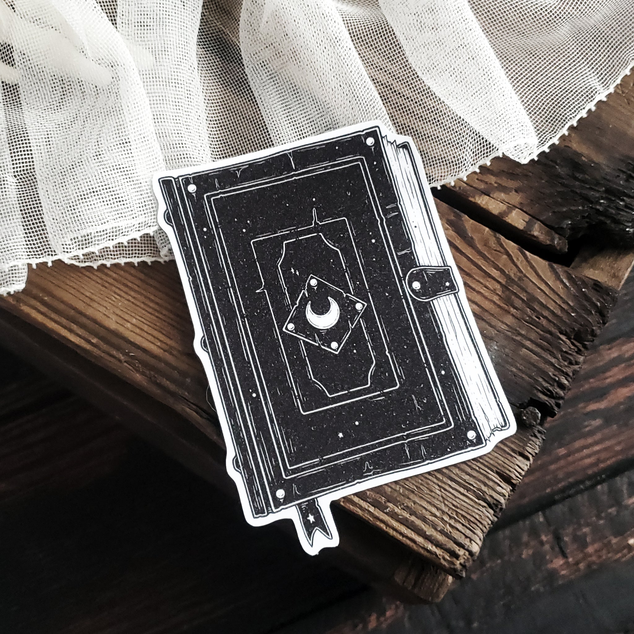 Moon Spell Book Magnet