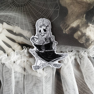 The Reader Skeleton Magnet