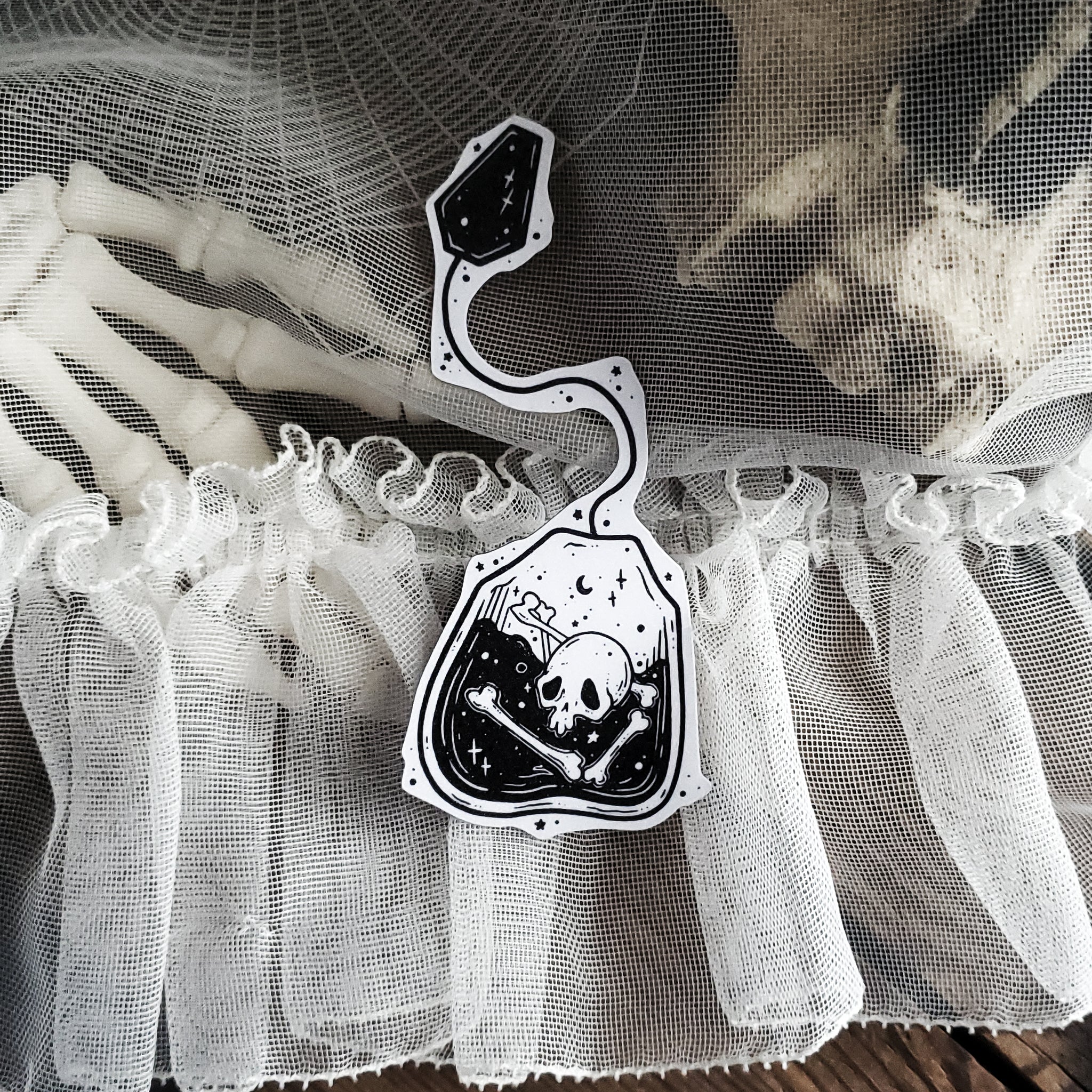 Bone Tea Bag Magnet