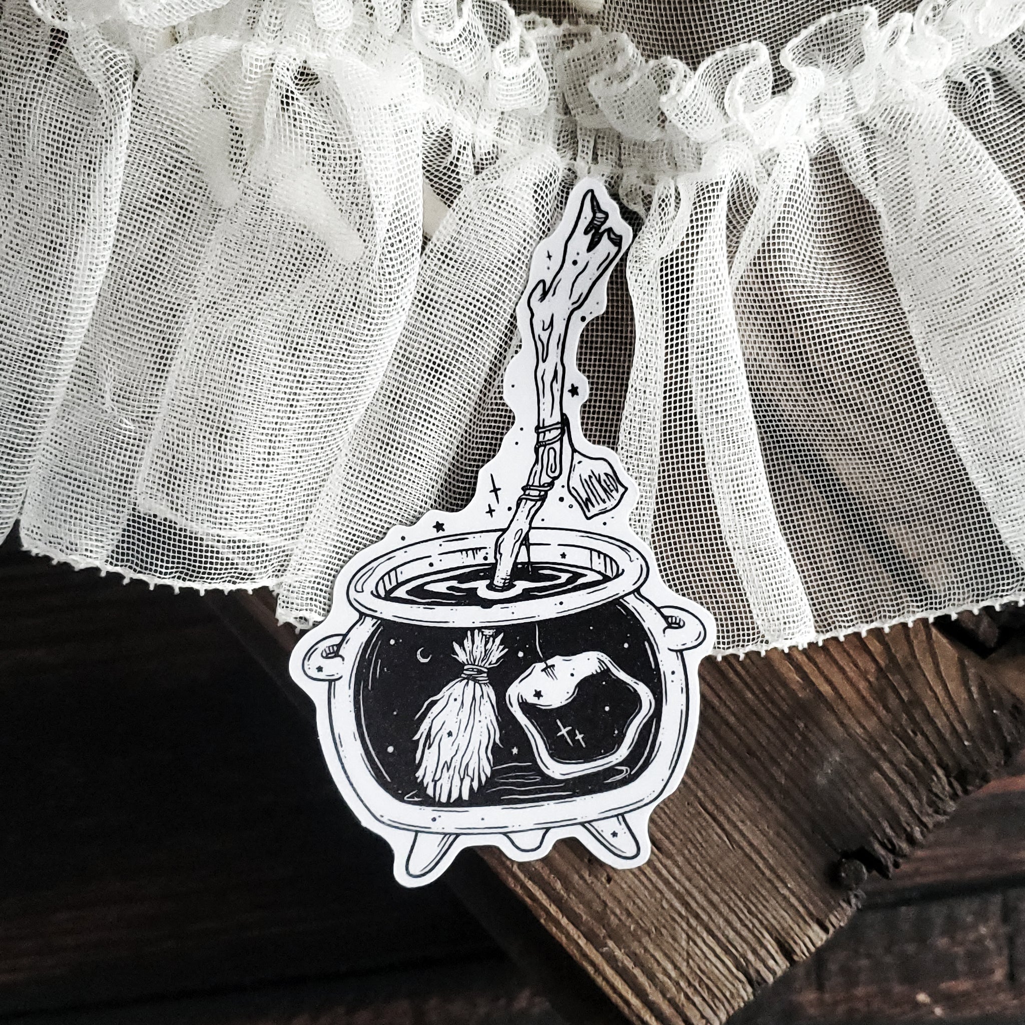 Witchy Brew Tea Magnet