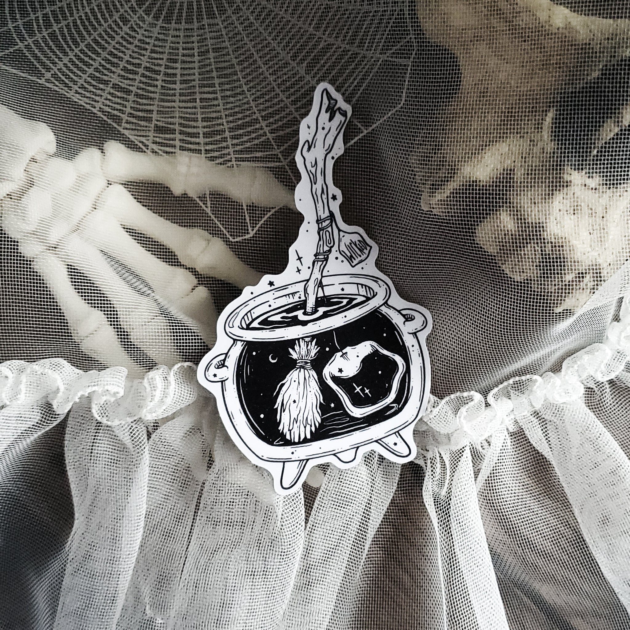 Witchy Brew Tea Magnet
