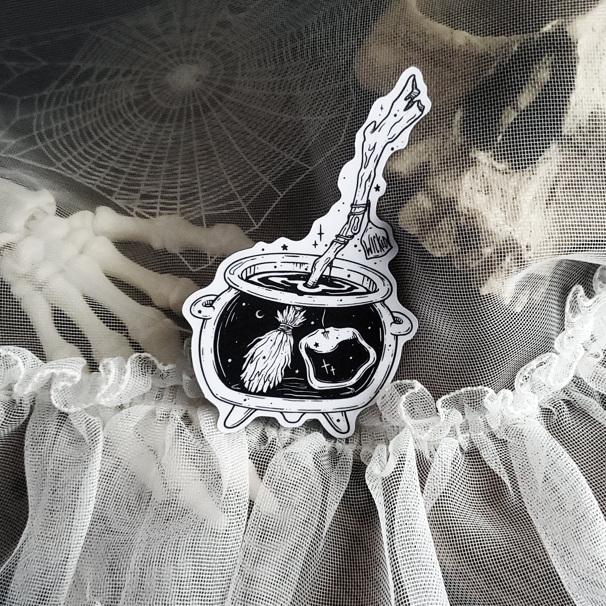 Witchy Brew Tea Magnet