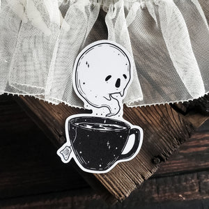 Haunted Tea Ghost Magnet