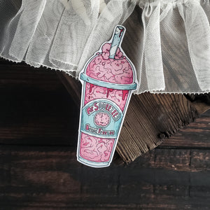 Brain Slushie Zombie Magnet