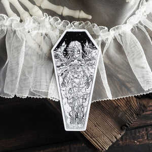 Fertile Soils Mushroom Skeleton Magnet
