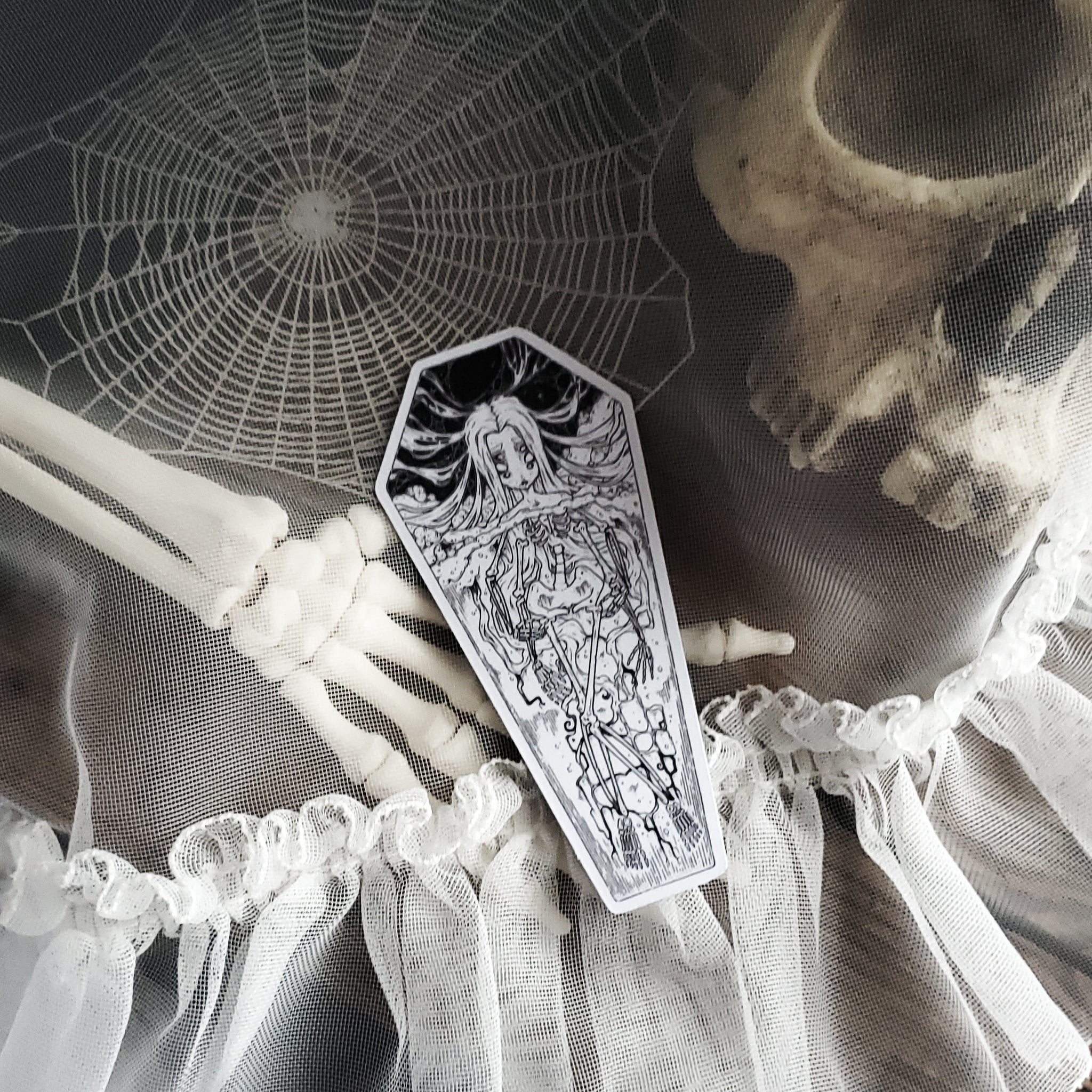 Fertile Soils Spider Skeleton Magnet