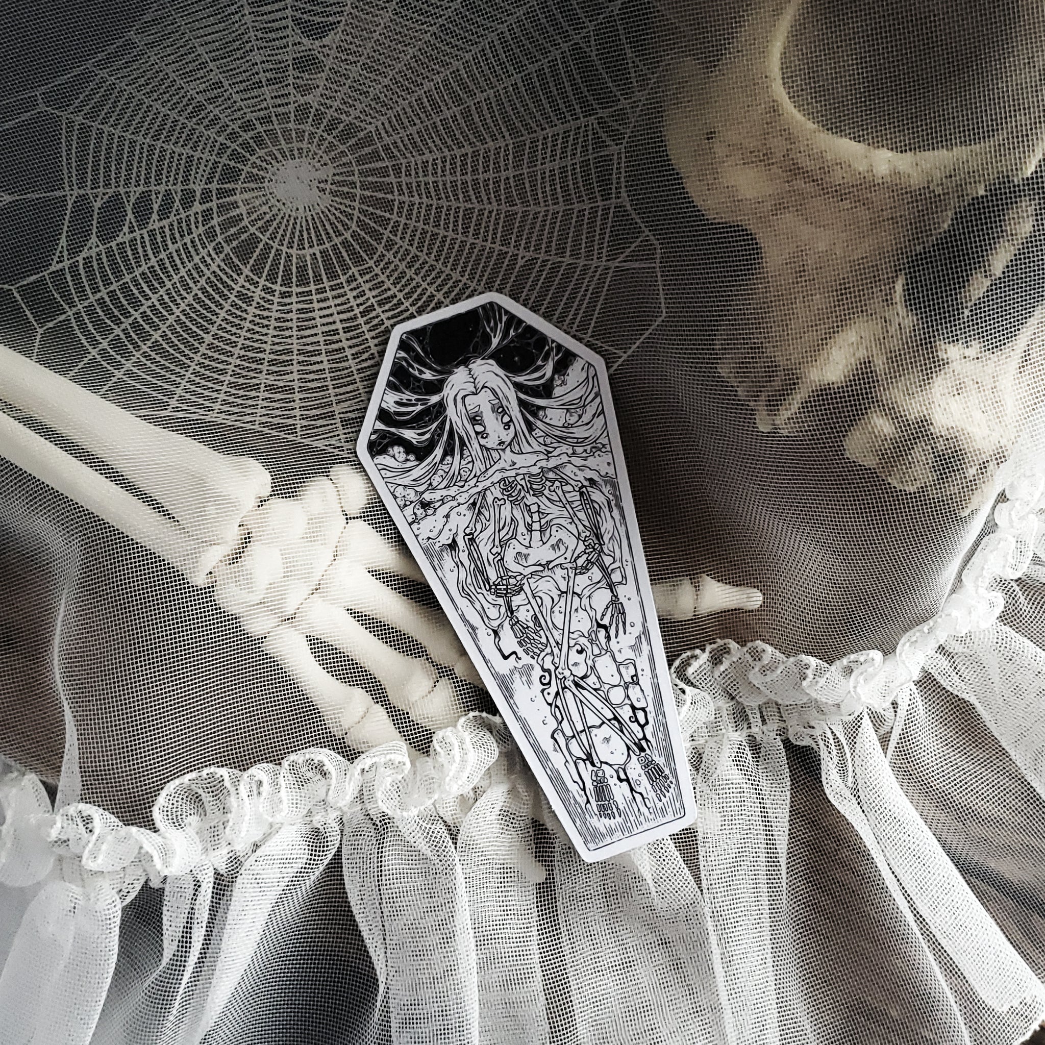 Fertile Soils Spider Skeleton Magnet
