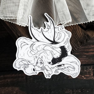 Mermaid Skull Magnet