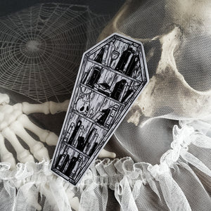 Coffin Bookshelf Magnet