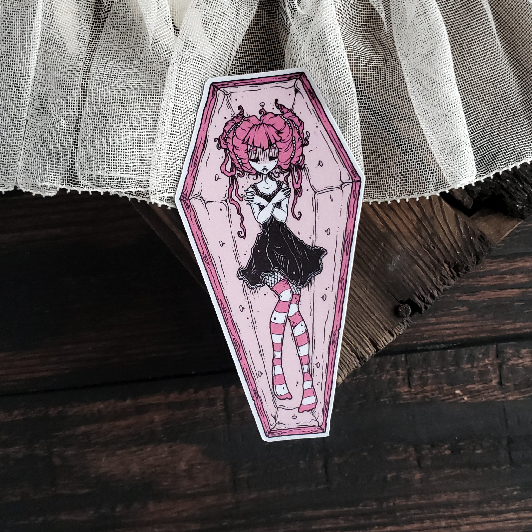 Vampire Coffin Magnet