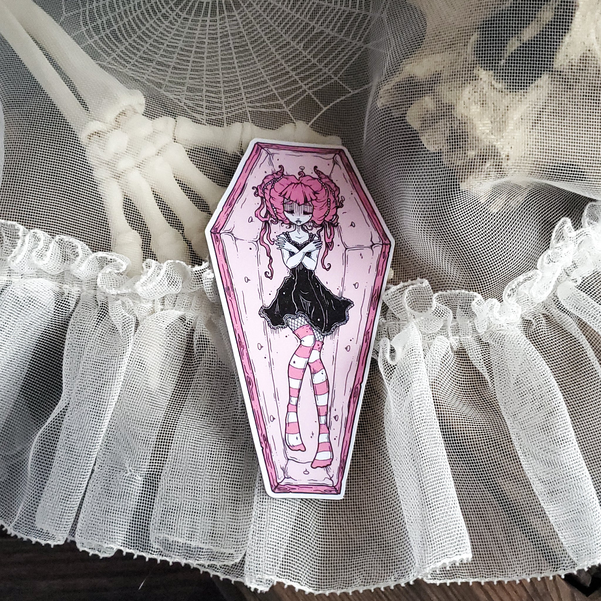 Vampire Coffin Magnet