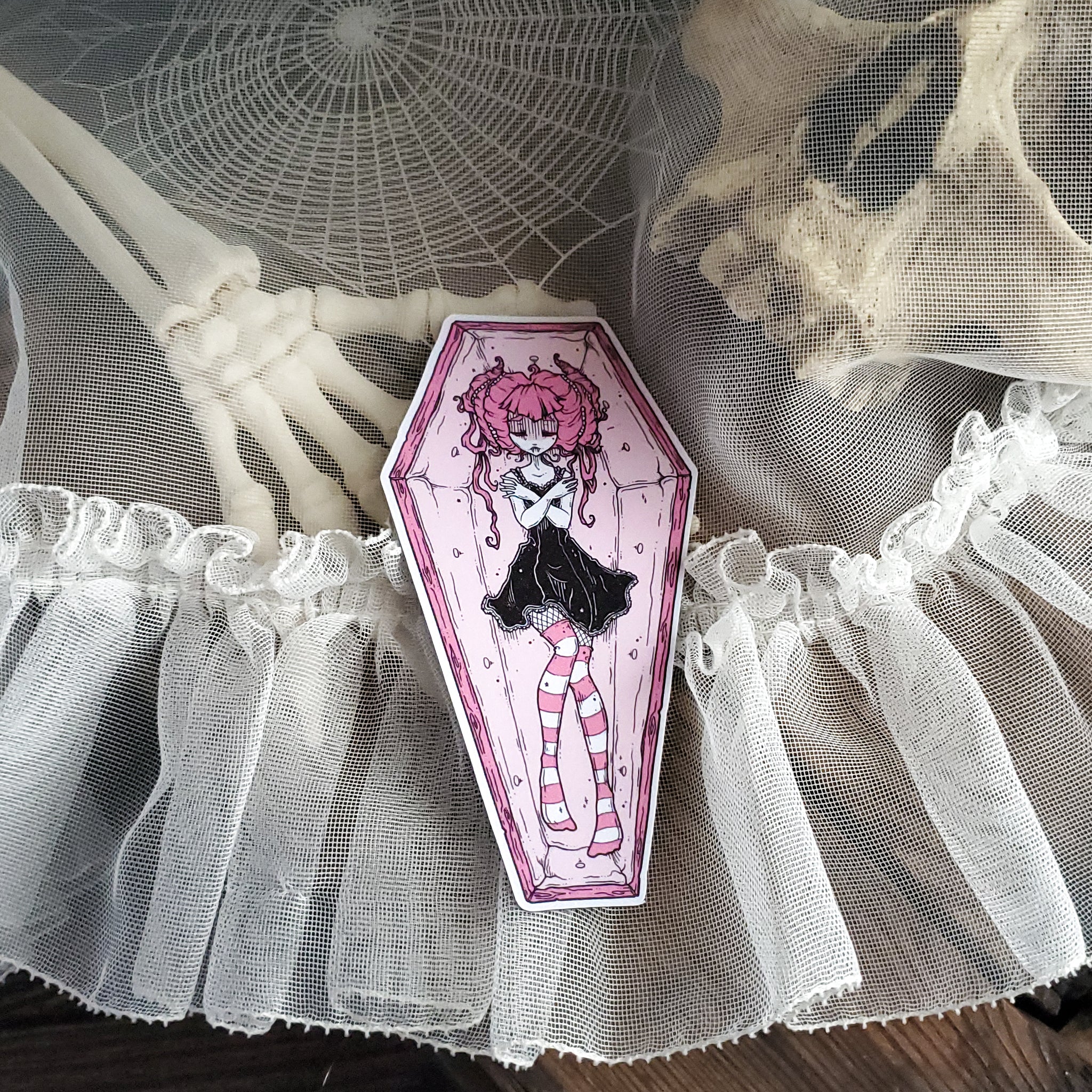 Vampire Coffin Magnet