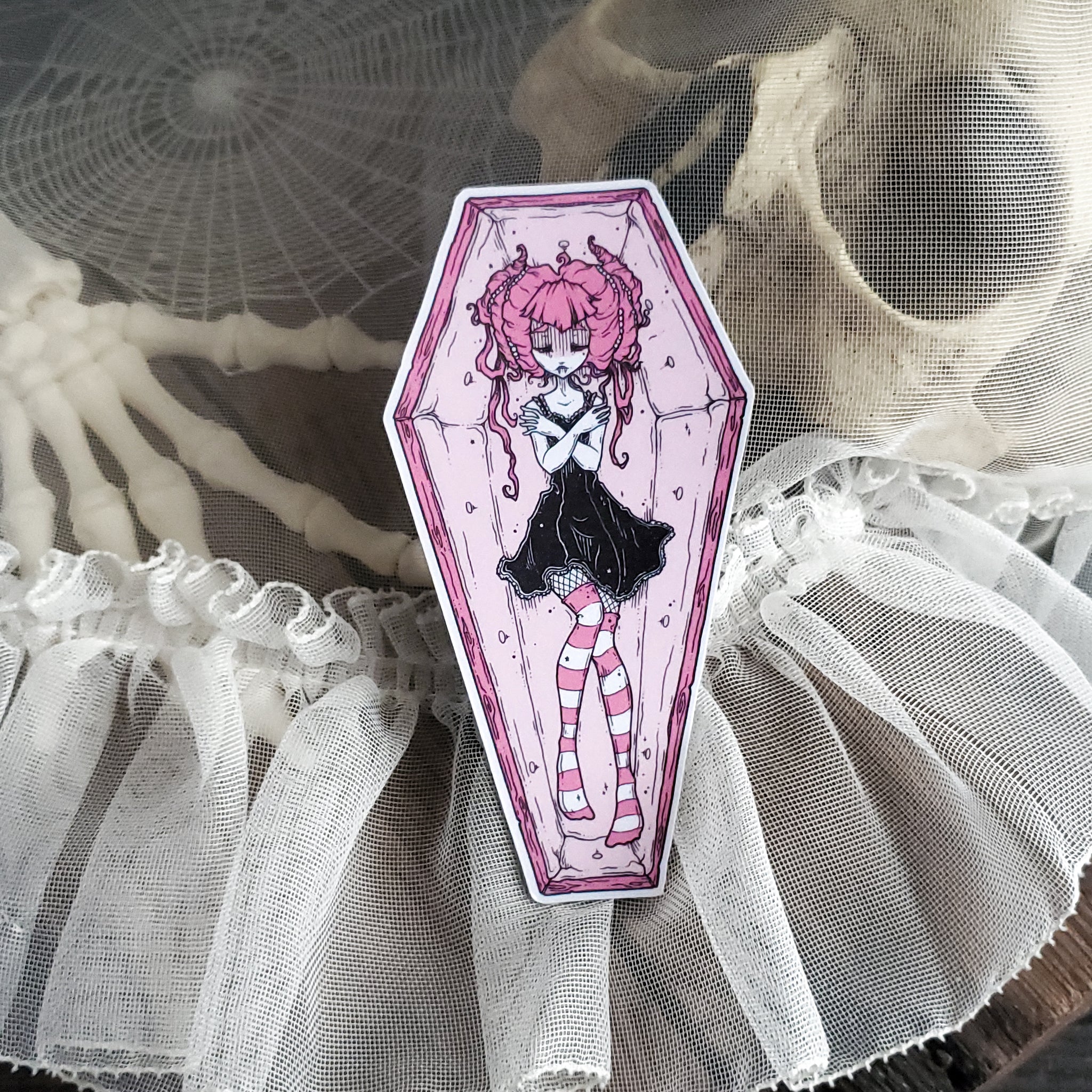 Vampire Coffin Magnet