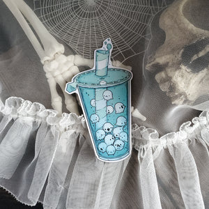 Ghost Boba Magnet
