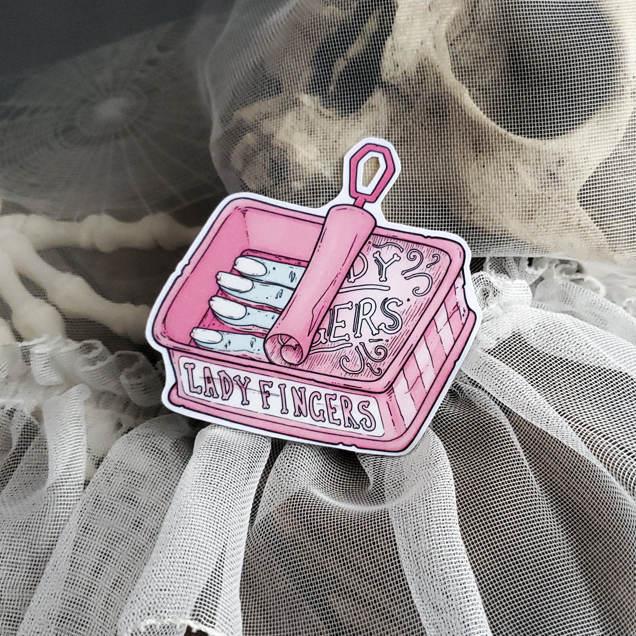 Lady Fingers Zombie Magnet