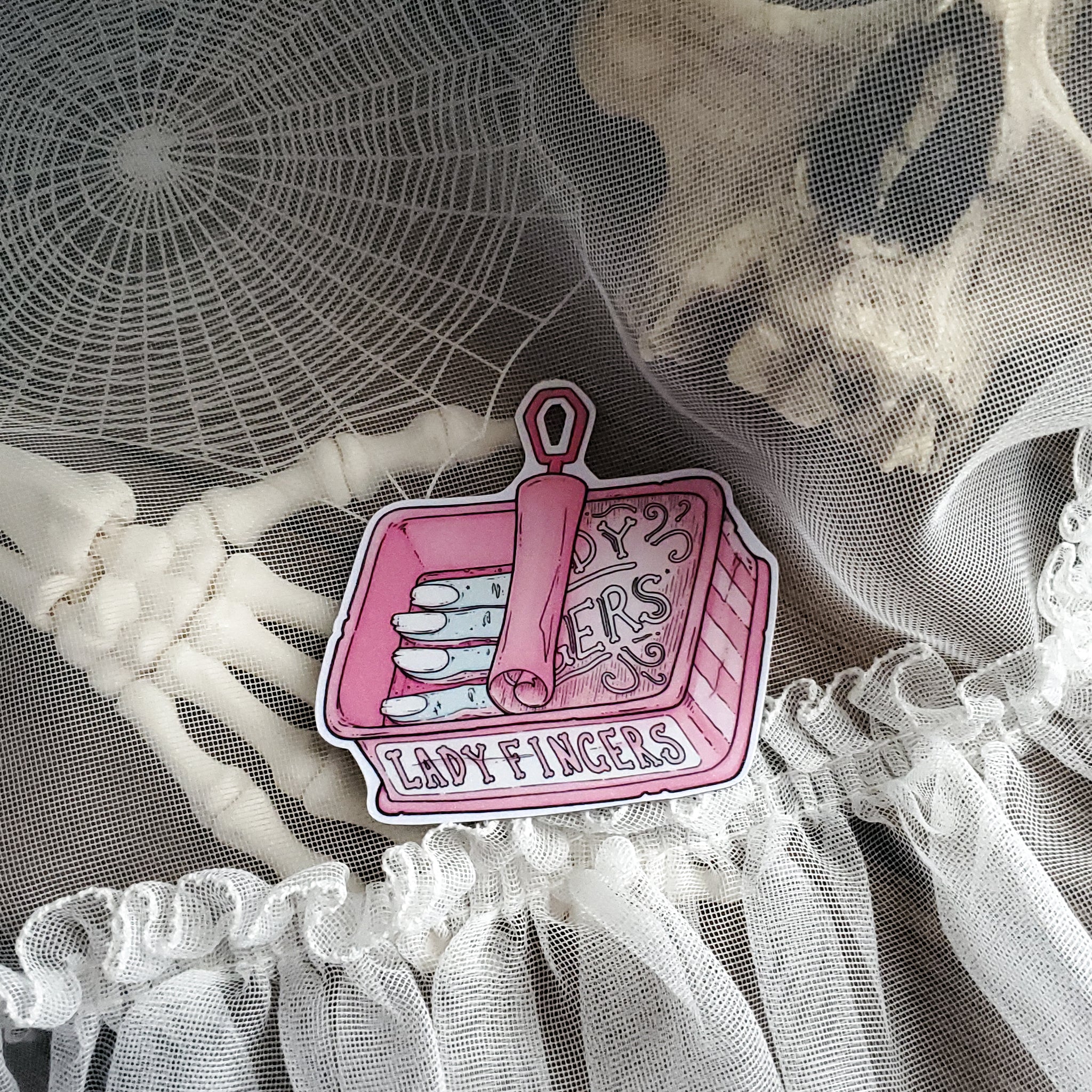 Lady Fingers Zombie Magnet