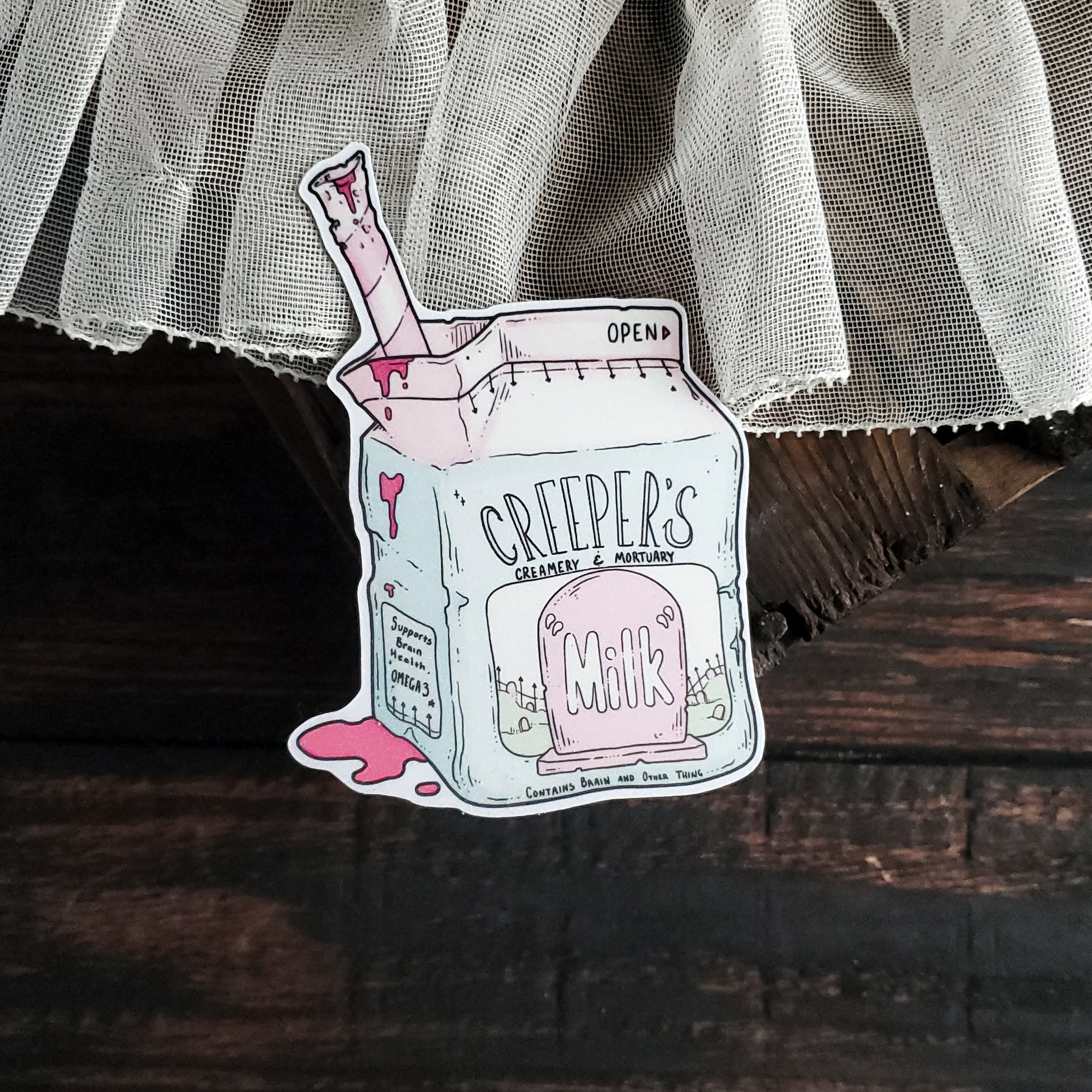 "Milk" carton Zombie Magnet