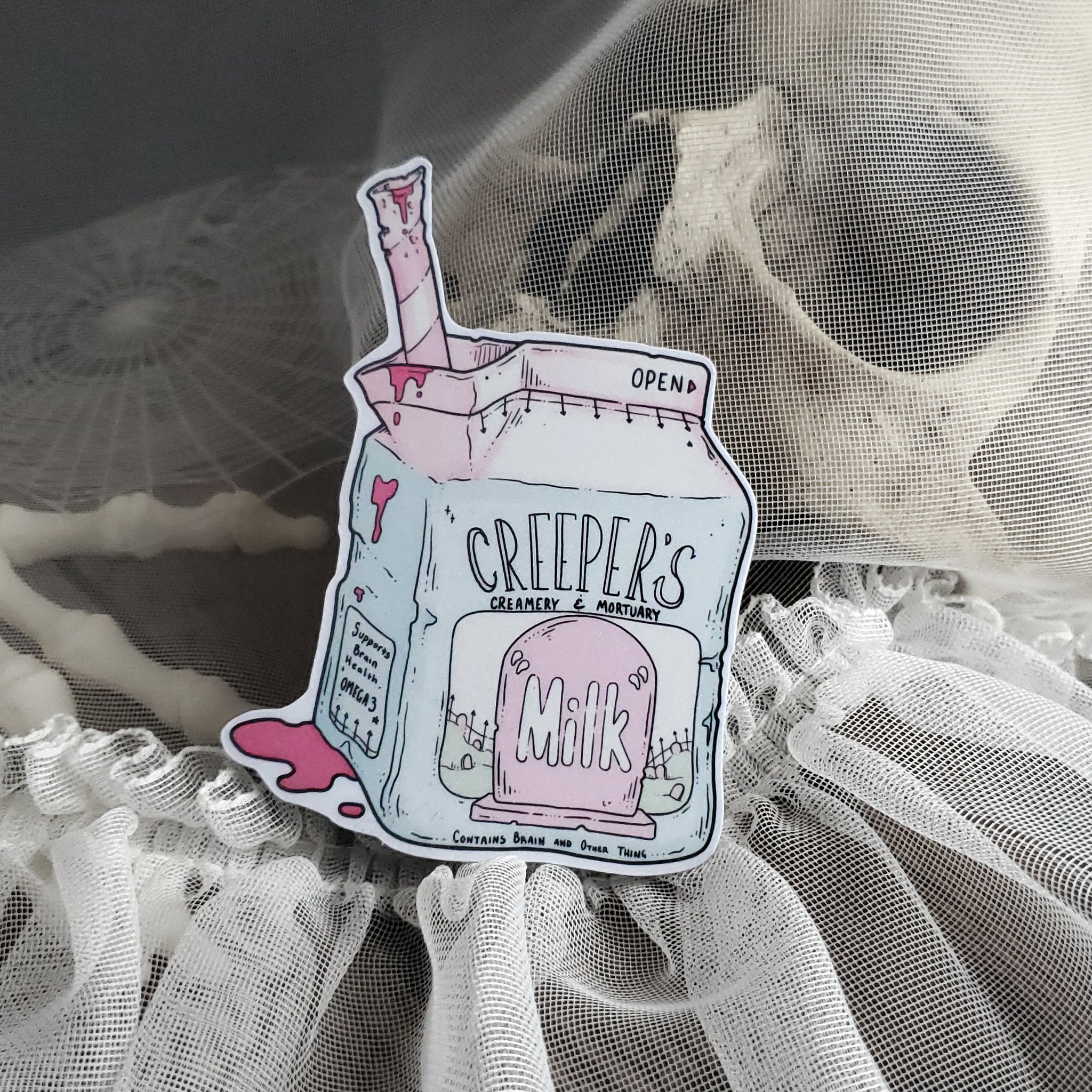 "Milk" carton Zombie Magnet