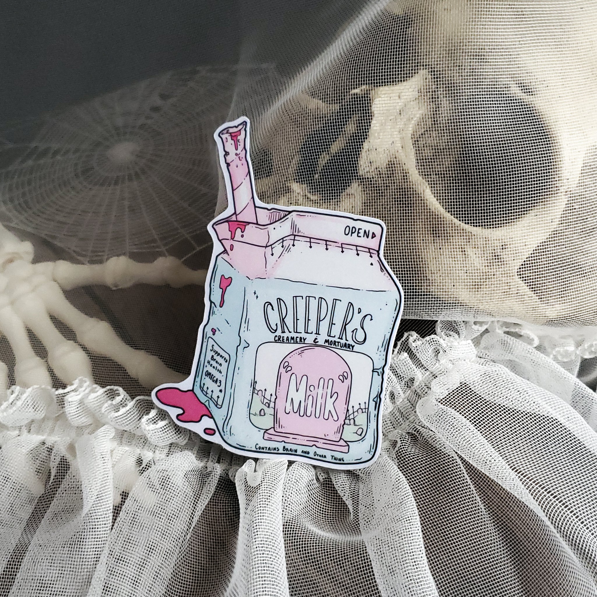 "Milk" carton Zombie Magnet