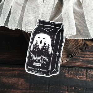 Haunted Coffee Bag Magnet