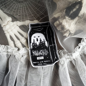 Haunted Coffee Bag Magnet