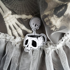 Haunted Coffee Ghost Magnet