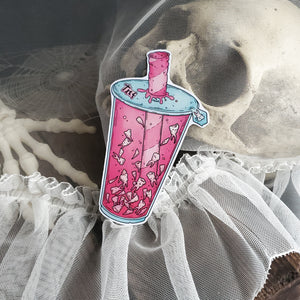 Teeth Boba Zombie Magnet