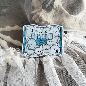 Marshmallow Boos Ghost Magnet