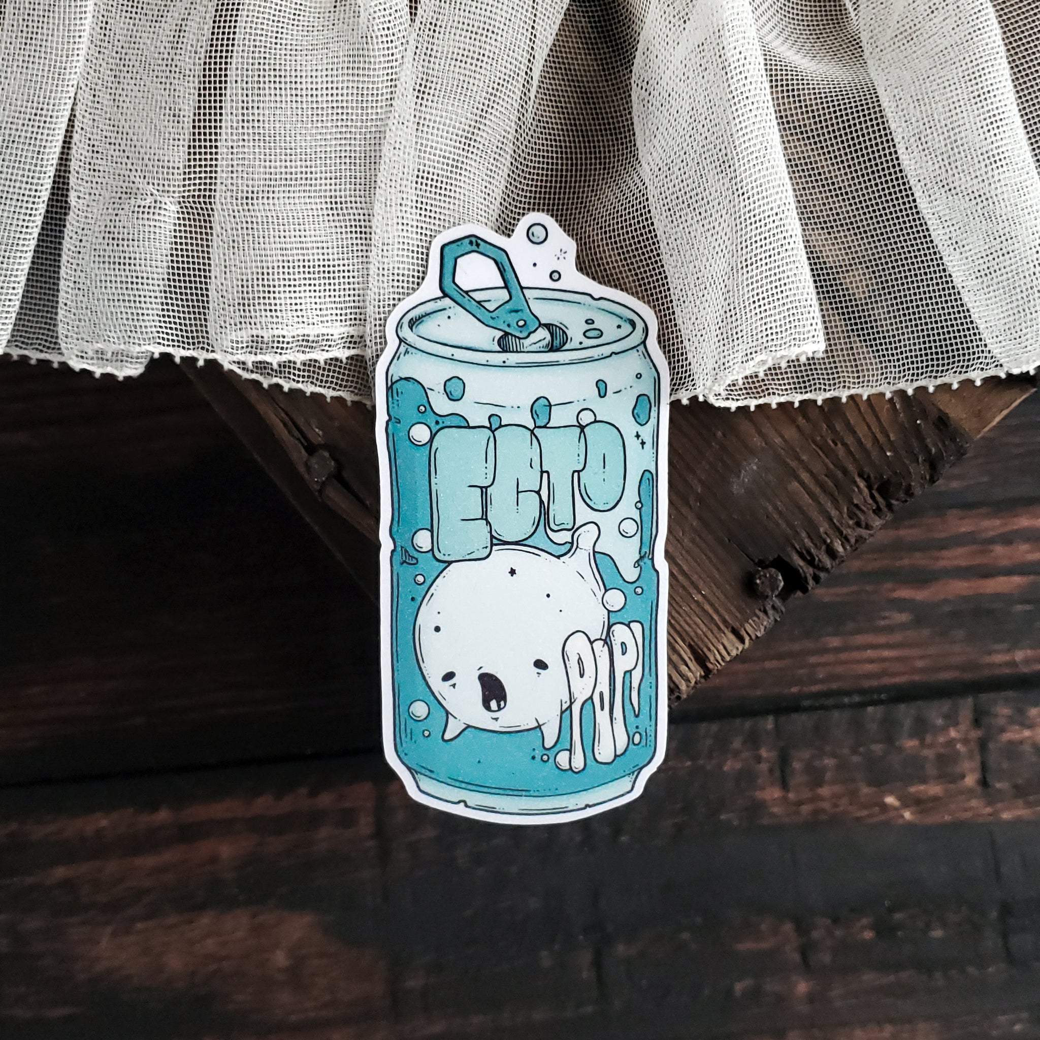 Ecto-pop Ghost Soda Can Magnet