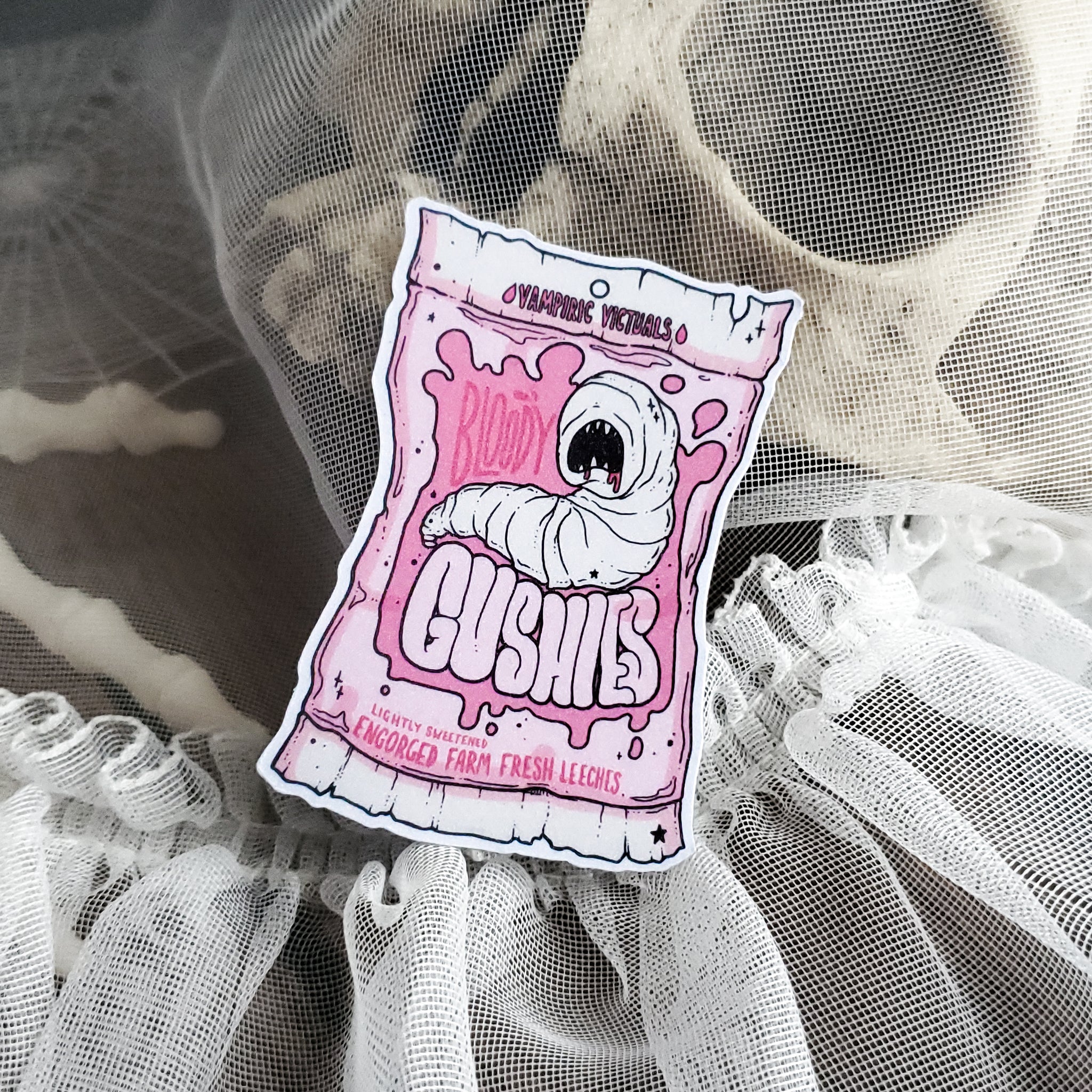 Leeches Vampire Candy Magnet