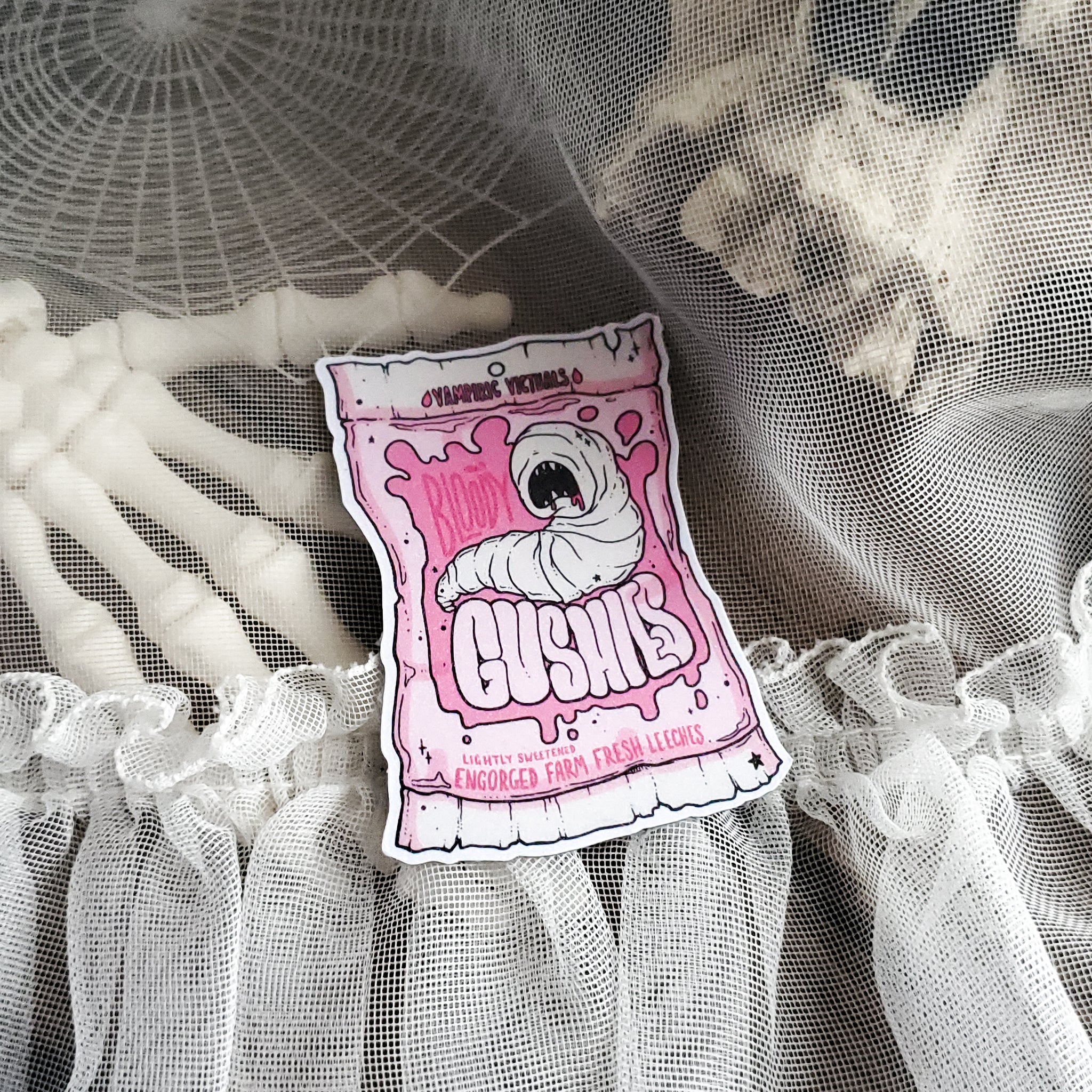Leeches Vampire Candy Magnet