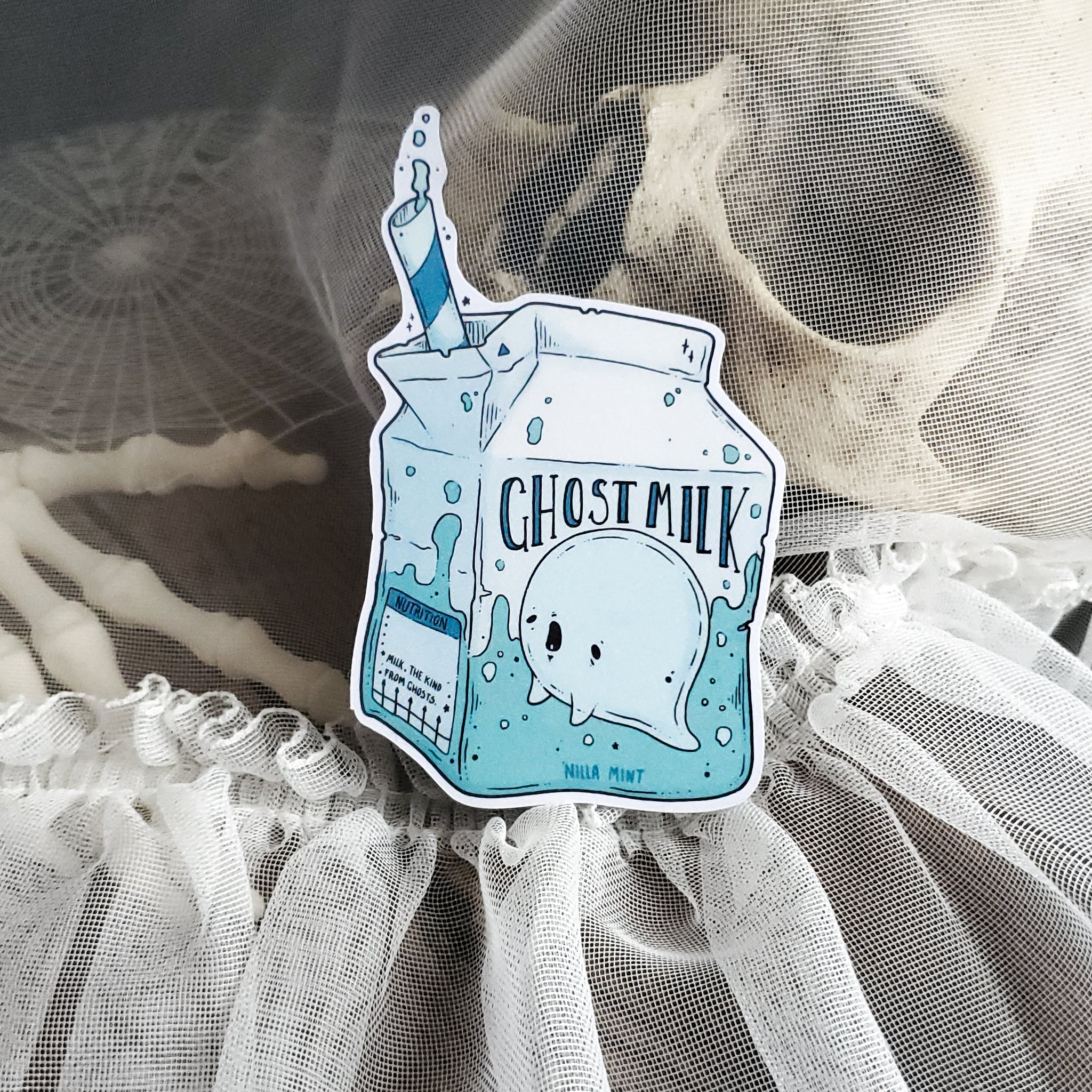 Ghost Milk Magnet