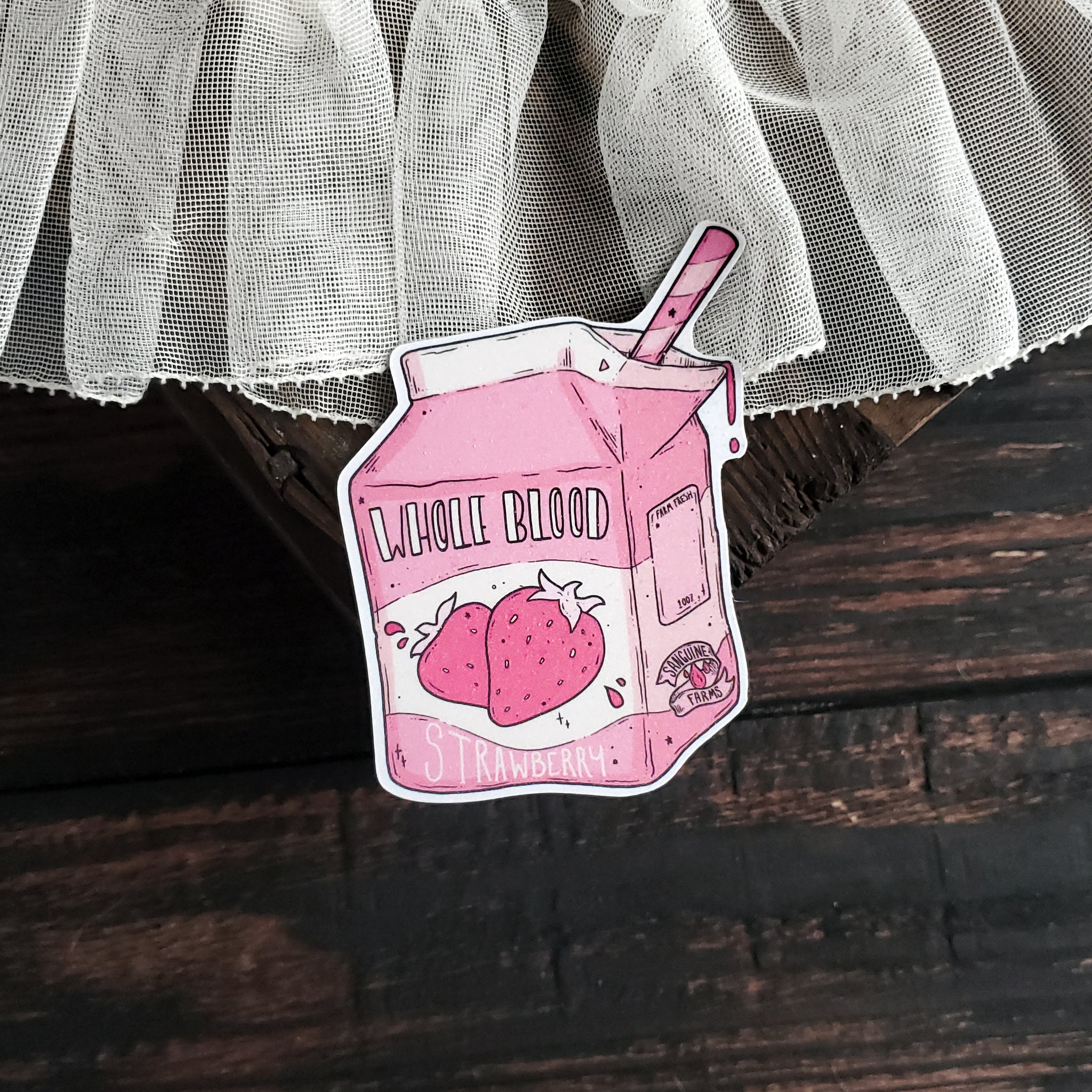 Vampire Milk Carton Magnet