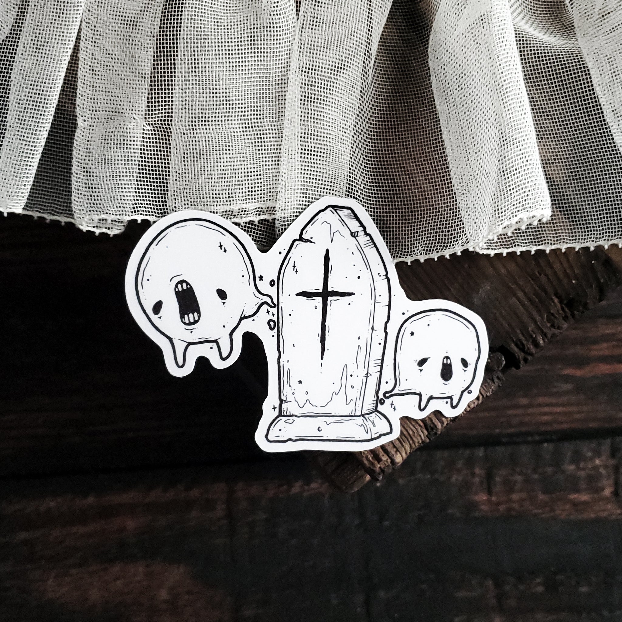 Tombstone Ghost Magnet