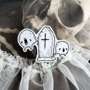 Tombstone Ghost Magnet