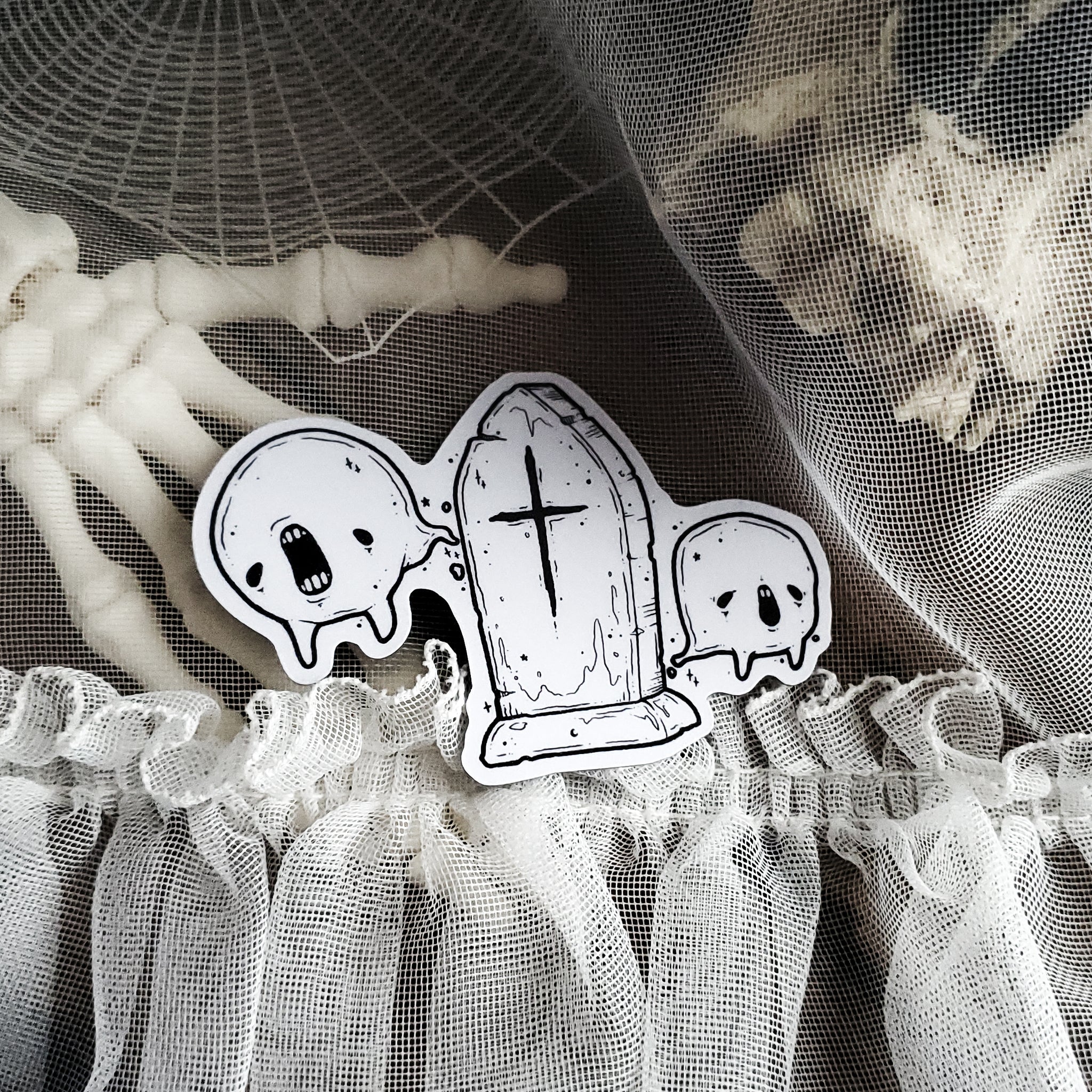 Tombstone Ghost Magnet
