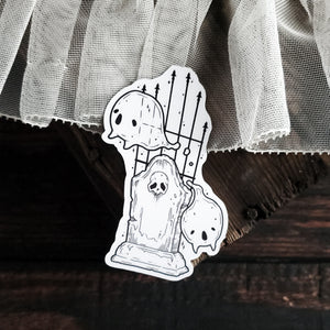 Gravestone Ghost Magnet