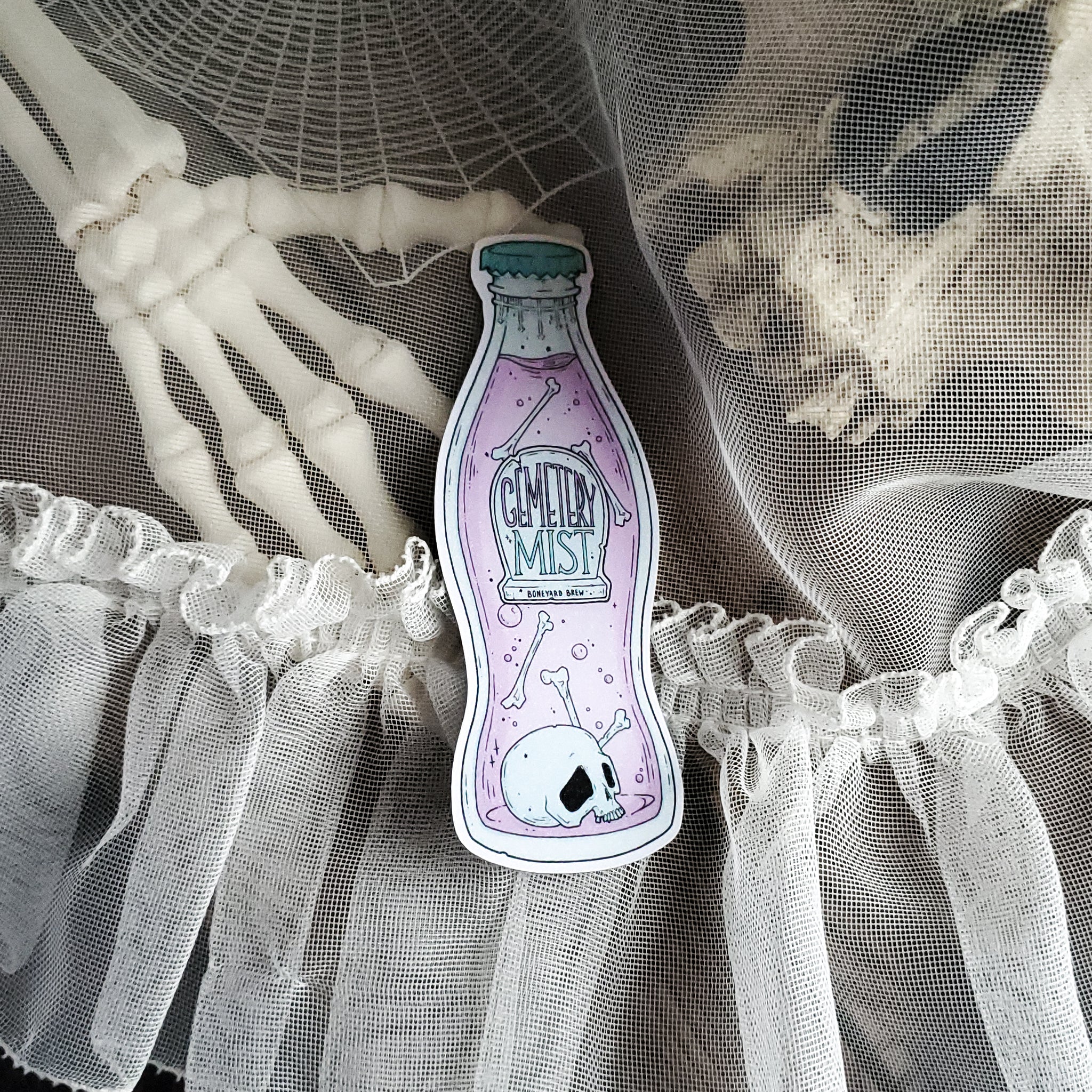 Bones Soda Bottle Magnet