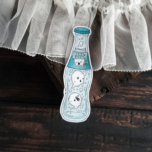 Ecto-pop Ghost Soda Bottle Magnet