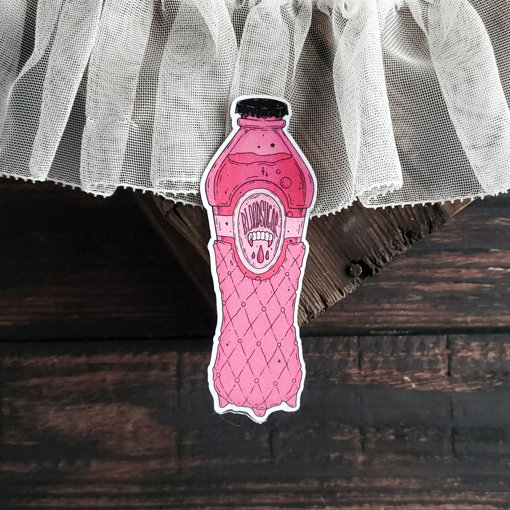 Vampire Soda Bottle Magnet - Blood Sugar