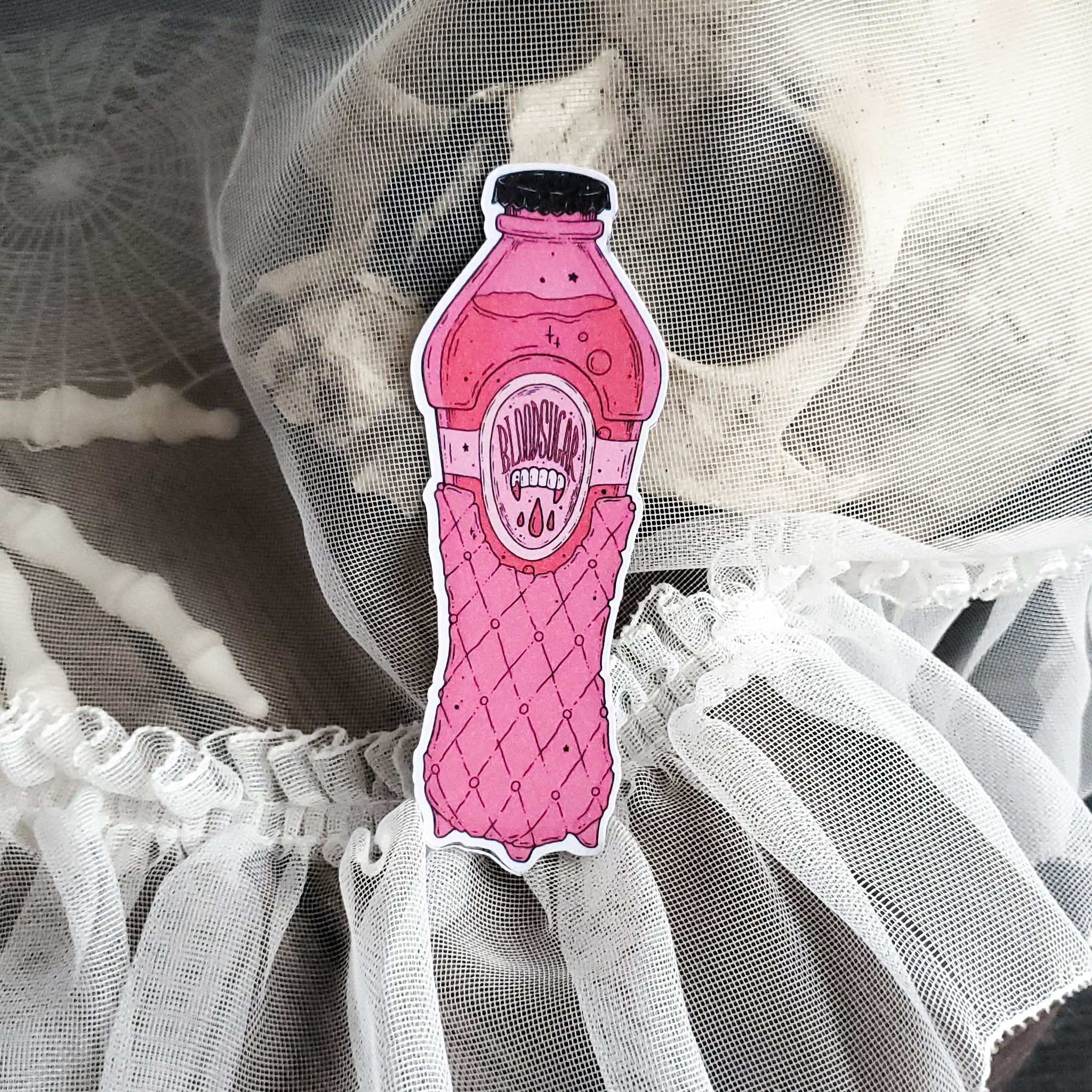 Vampire Soda Bottle Magnet - Blood Sugar