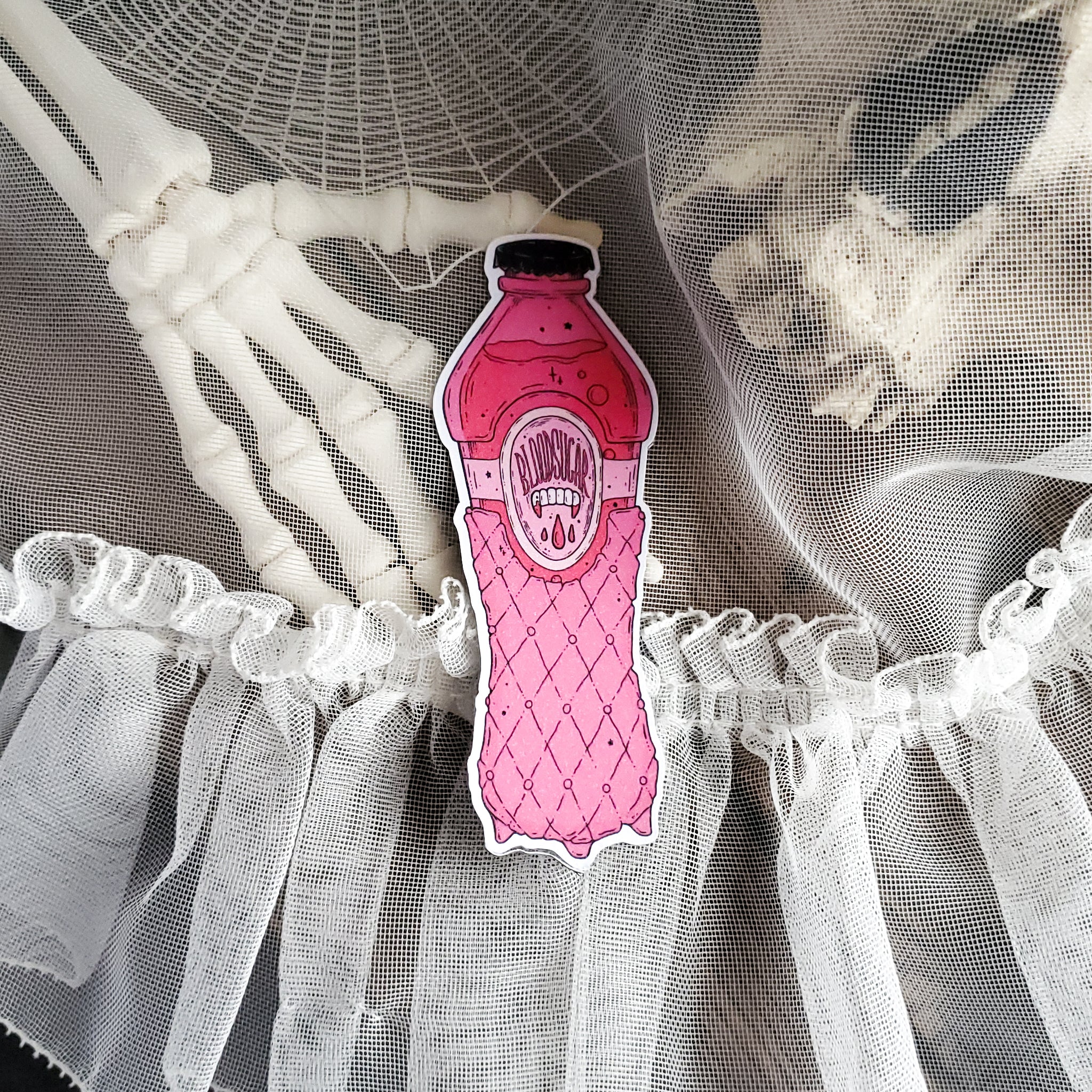 Vampire Soda Bottle Magnet - Blood Sugar