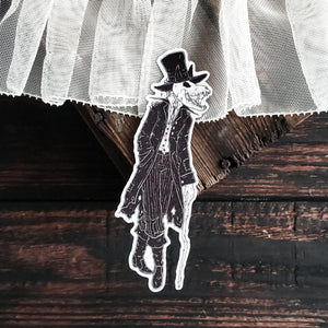 The Wolf - Gentleman Skull Magnet