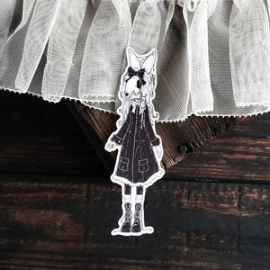 The Hare Girl Magnet