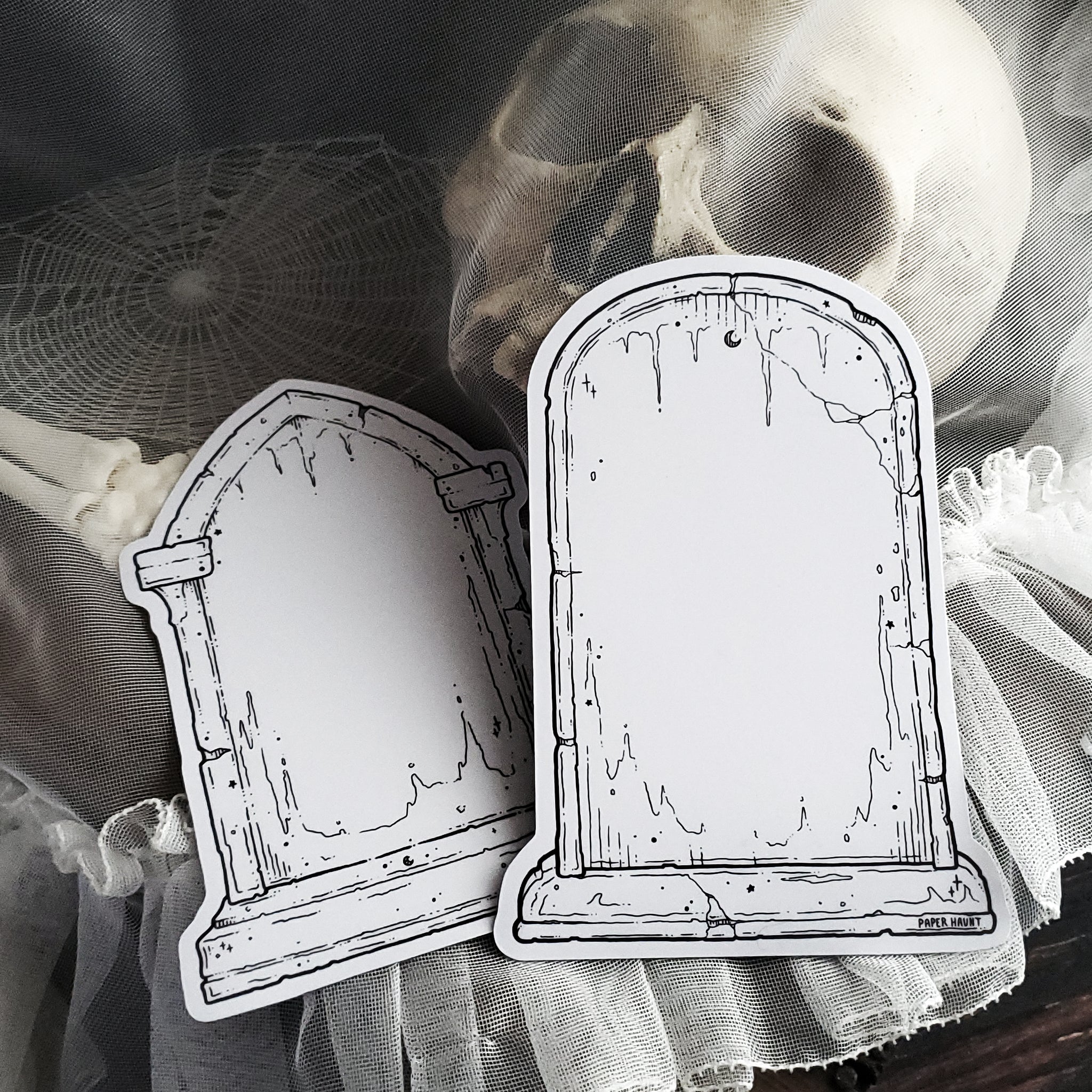Dry Erase Tombstone Magnets