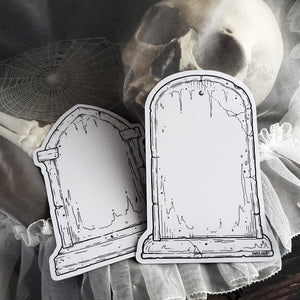 Dry Erase Tombstone Magnets