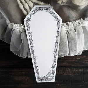 Dry Erase Coffin Thorn Magnet