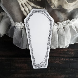 Dry Erase Coffin Thorn Magnet